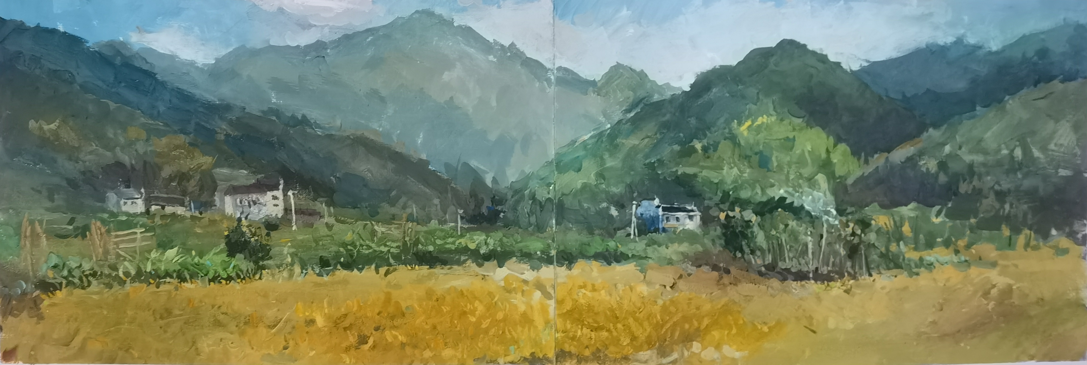 《晴山栖谷》